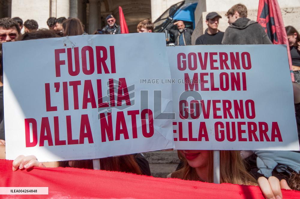 Rome Student Protest