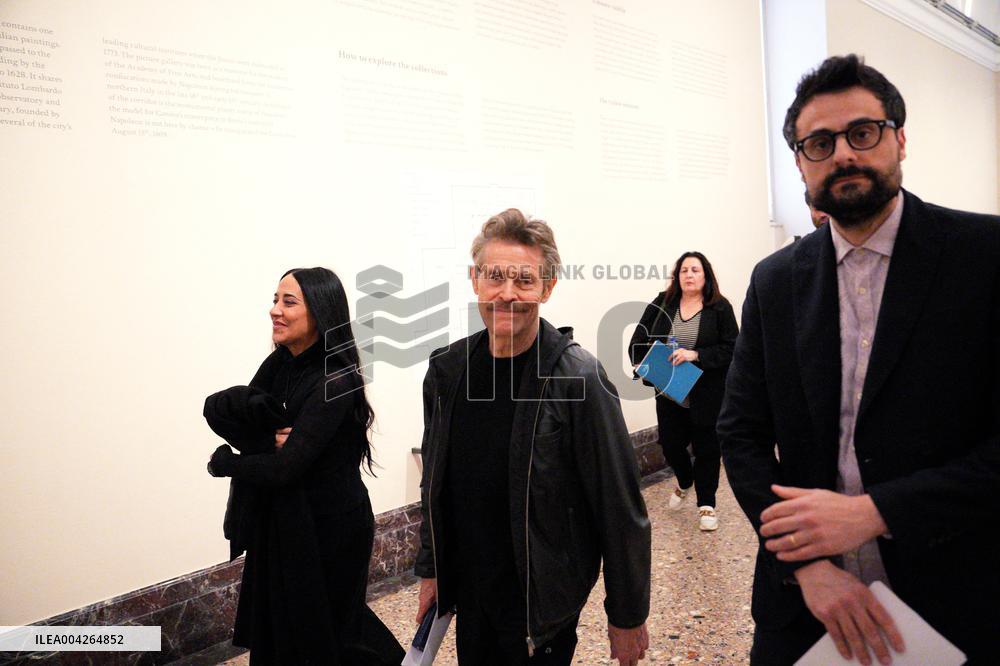 Willem Dafoe reads Gabriele Tintis Judas at the Brera Art Gallery - Milan