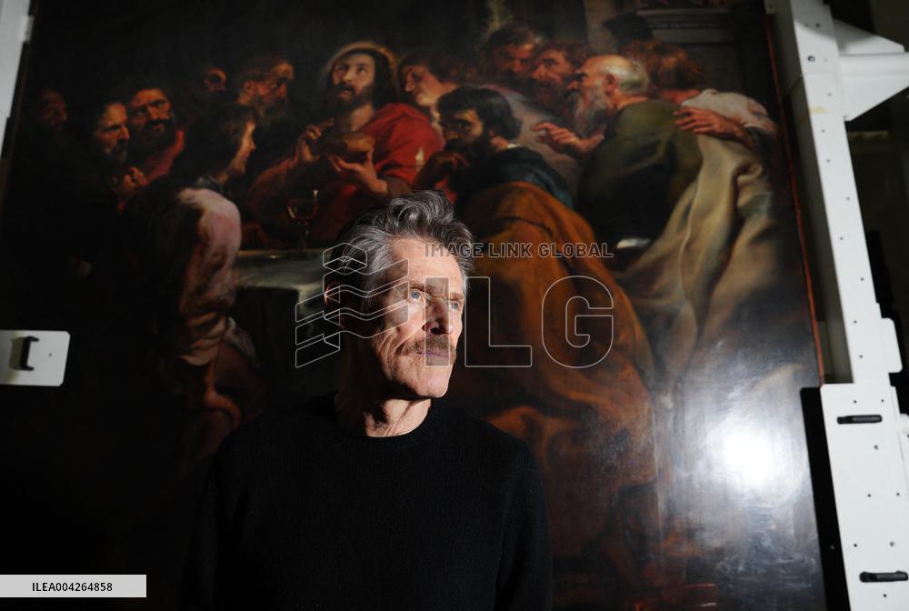 Willem Dafoe reads Gabriele Tintis Judas at the Brera Art Gallery - Milan