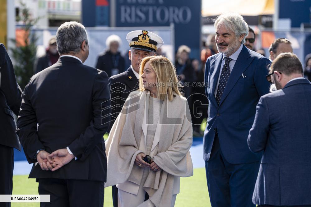 Meloni Welcomes Amerigo Vespucci in Ortona - Italy