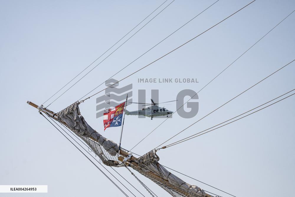 Meloni Welcomes Amerigo Vespucci in Ortona - Italy