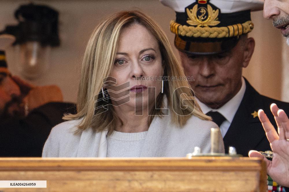 Meloni Welcomes Amerigo Vespucci in Ortona - Italy