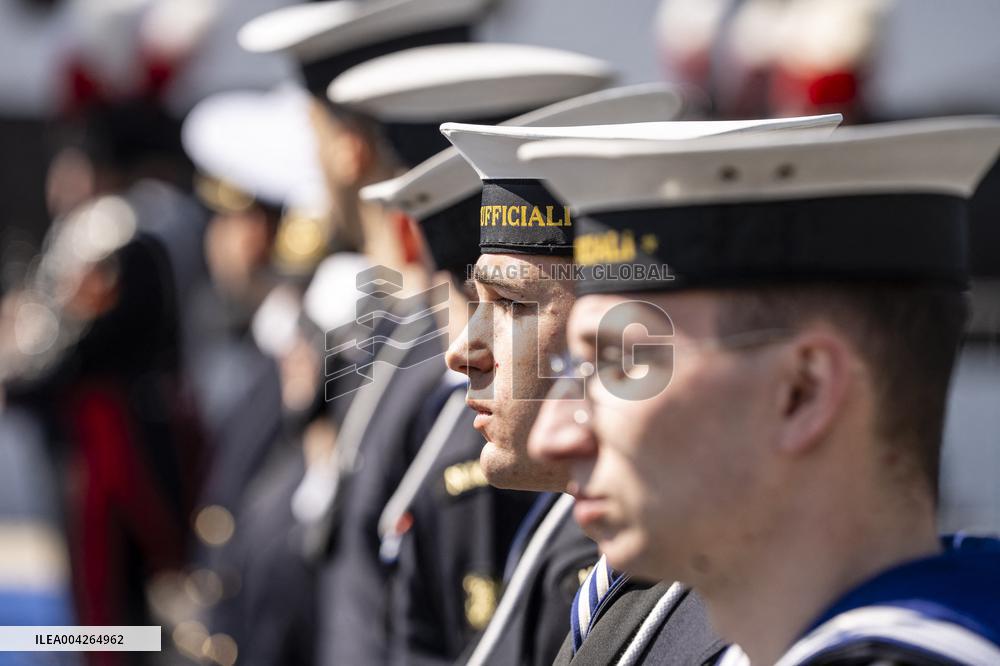 Meloni Welcomes Amerigo Vespucci in Ortona - Italy