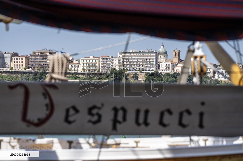 Meloni Welcomes Amerigo Vespucci in Ortona - Italy