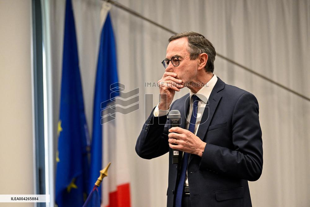 Bruno Retailleau Meeting LR Party Presidential Campaign in Toulon