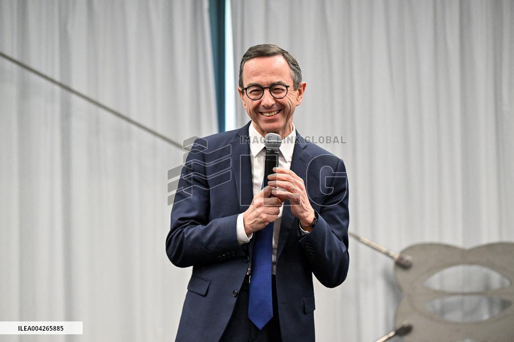 Bruno Retailleau Meeting LR Party Presidential Campaign in Toulon