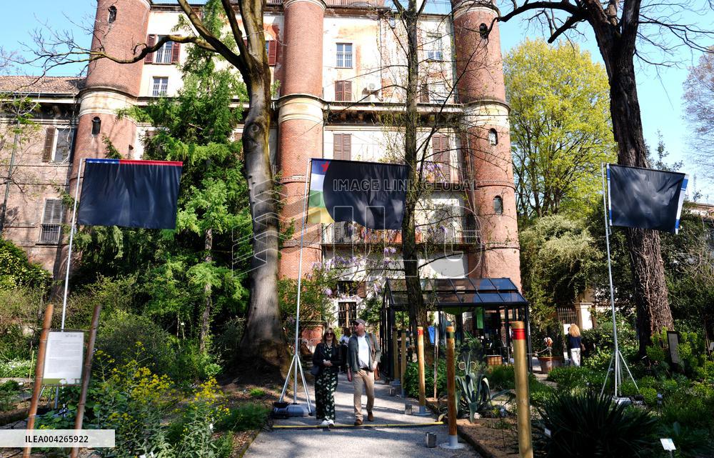 Philippe Starcks War Flags Installation for Fuori Salone - Milan