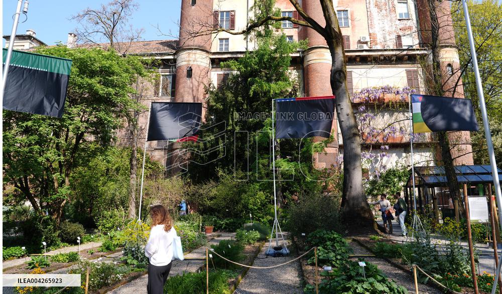 Philippe Starcks War Flags Installation for Fuori Salone - Milan