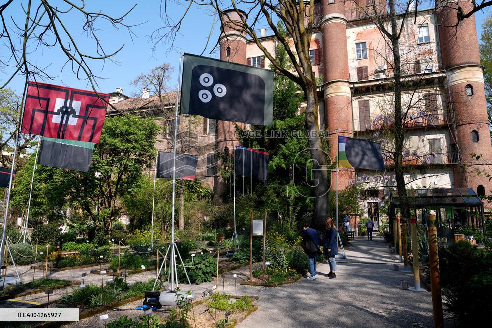 Philippe Starcks War Flags Installation for Fuori Salone - Milan