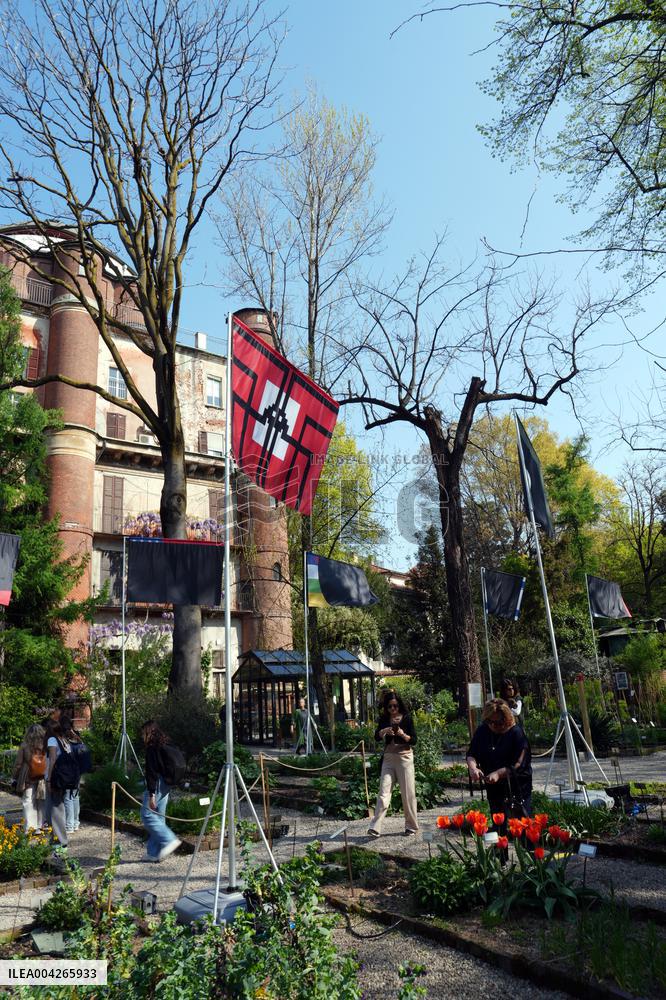 Philippe Starcks War Flags Installation for Fuori Salone - Milan