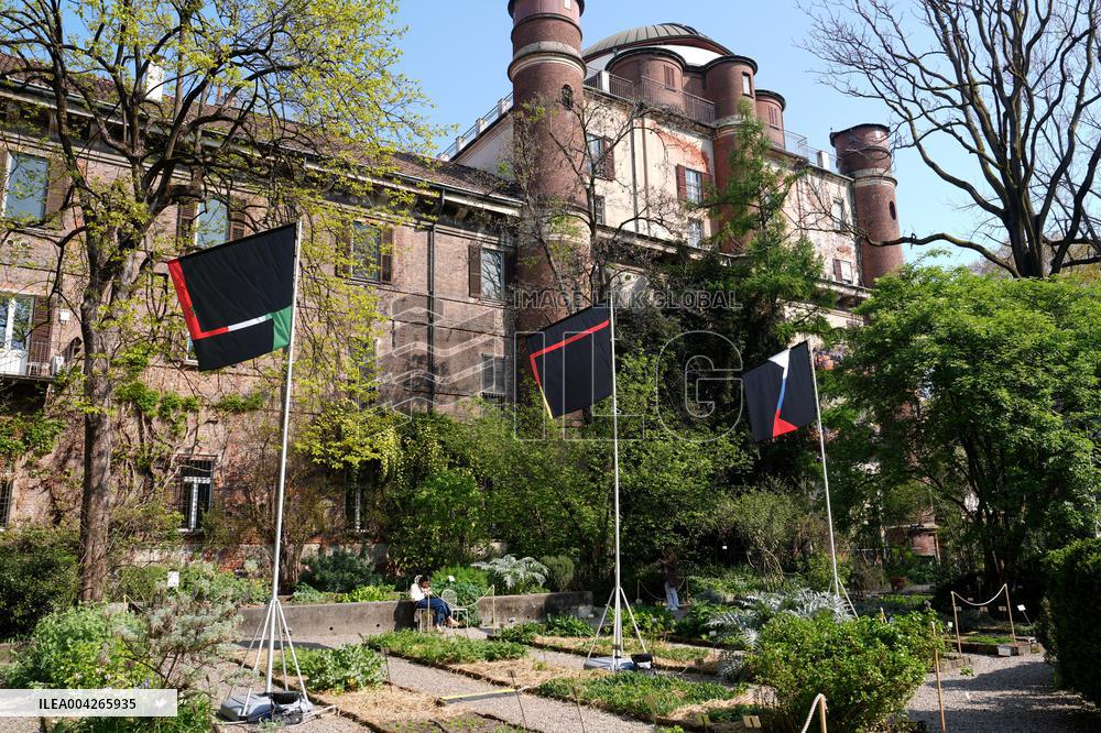 Philippe Starcks War Flags Installation for Fuori Salone - Milan