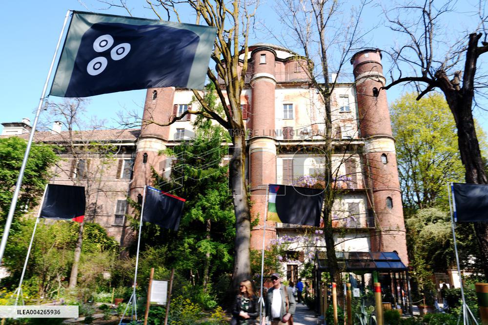 Philippe Starcks War Flags Installation for Fuori Salone - Milan