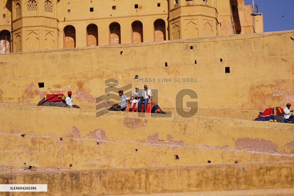 Touristic Elephant Ride - India