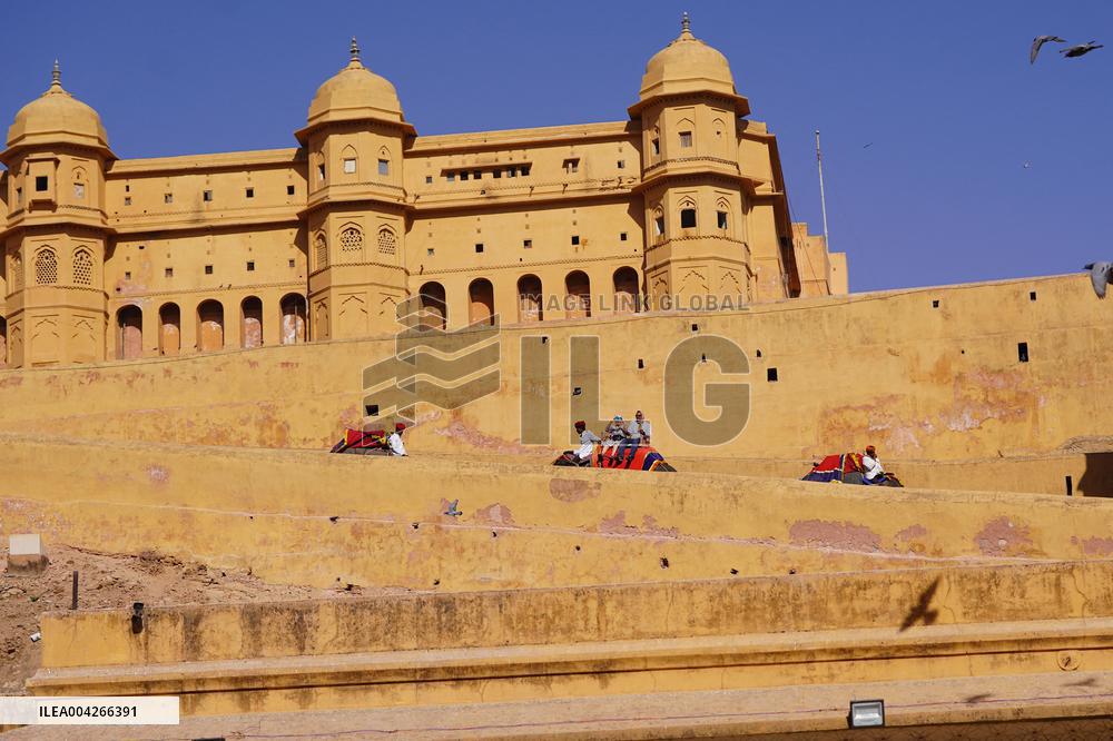 Touristic Elephant Ride - India
