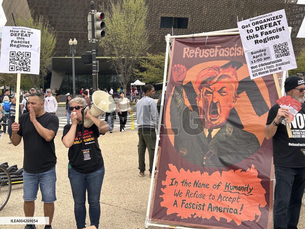 Anti-Trump rally in Washington