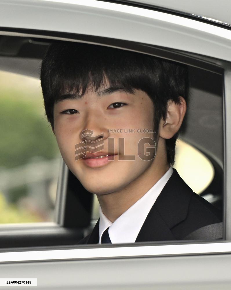 Japan's Prince Hisahito