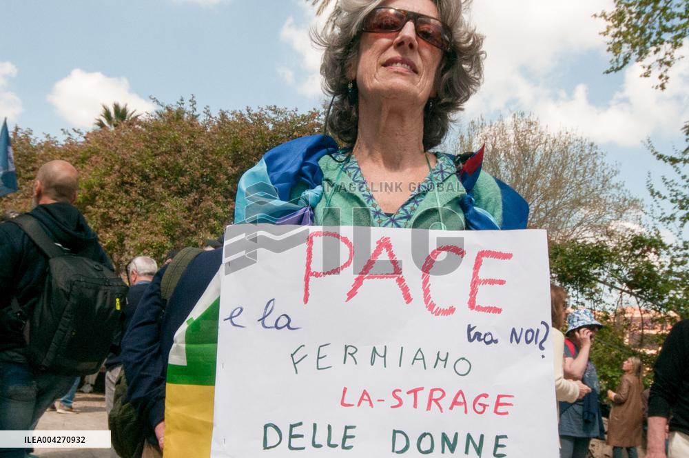 M5s Demonstration Against Rearmament - Milan