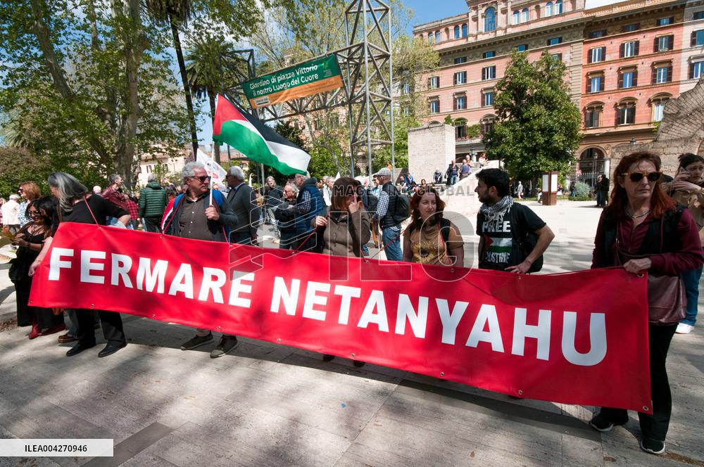 M5s Demonstration Against Rearmament - Milan