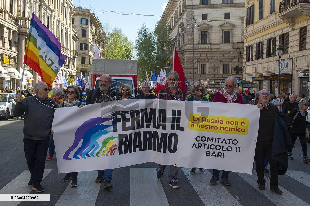 M5s Demonstration Against Rearmament - Milan