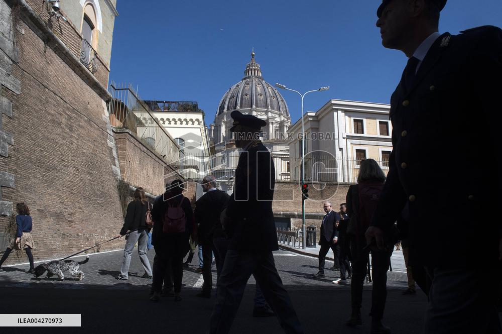 Inauguration of Rome Jasmine Walk by Mayor Gualtieri - Rome