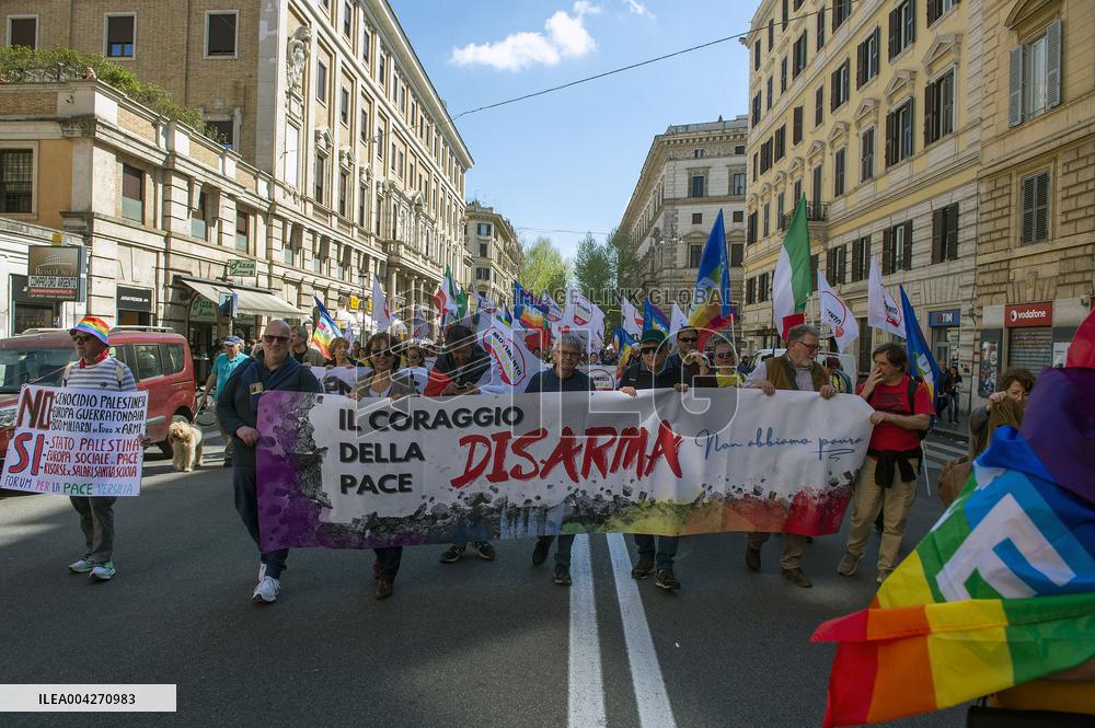 M5s Demonstration Against Rearmament - Milan