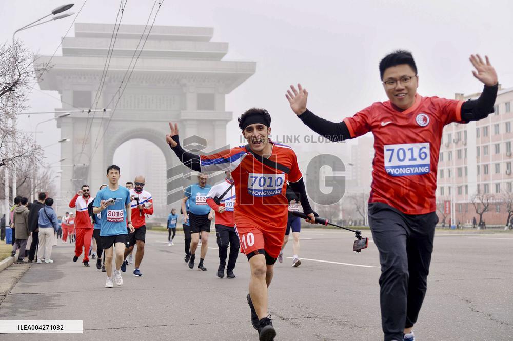 International marathon in Pyongyang