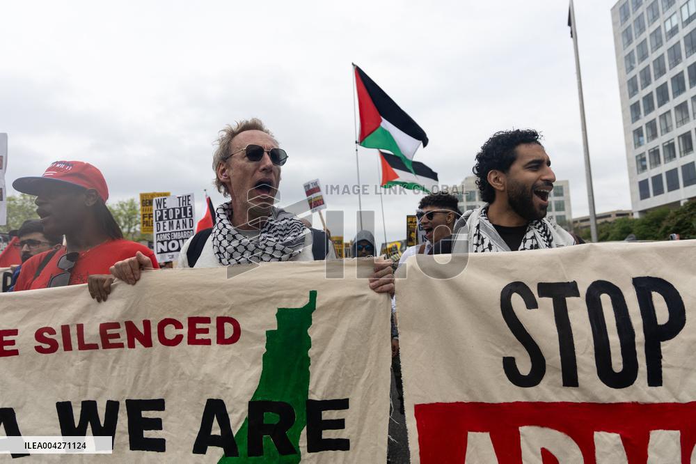 Pro-Palestine March to ICE in Washington