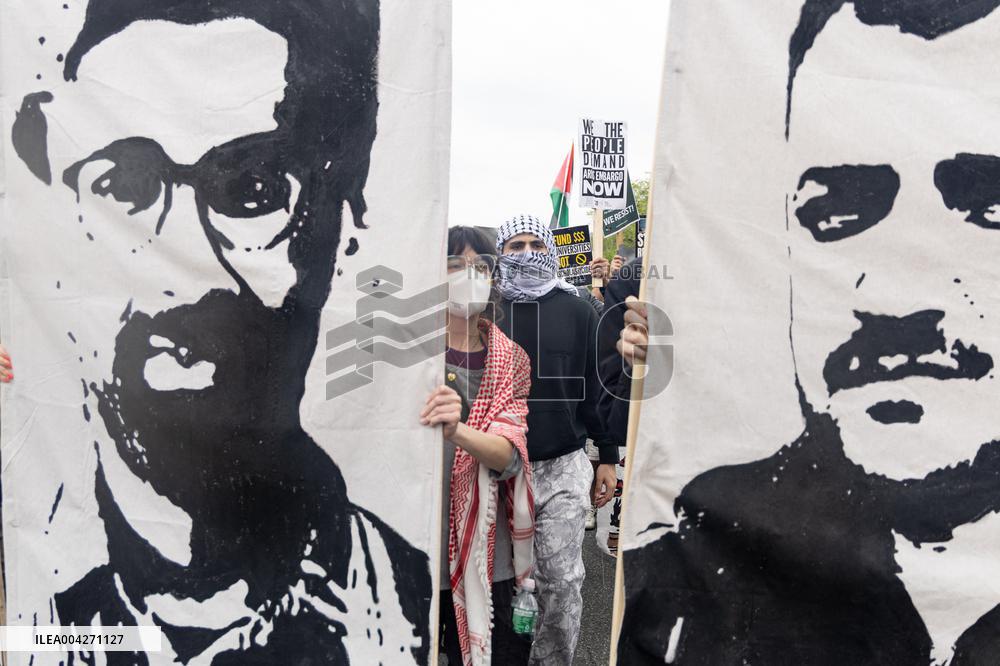 Pro-Palestine March to ICE in Washington