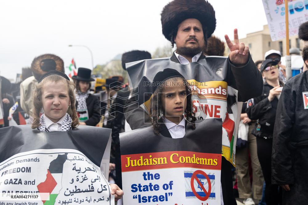 Pro-Palestine March to ICE in Washington