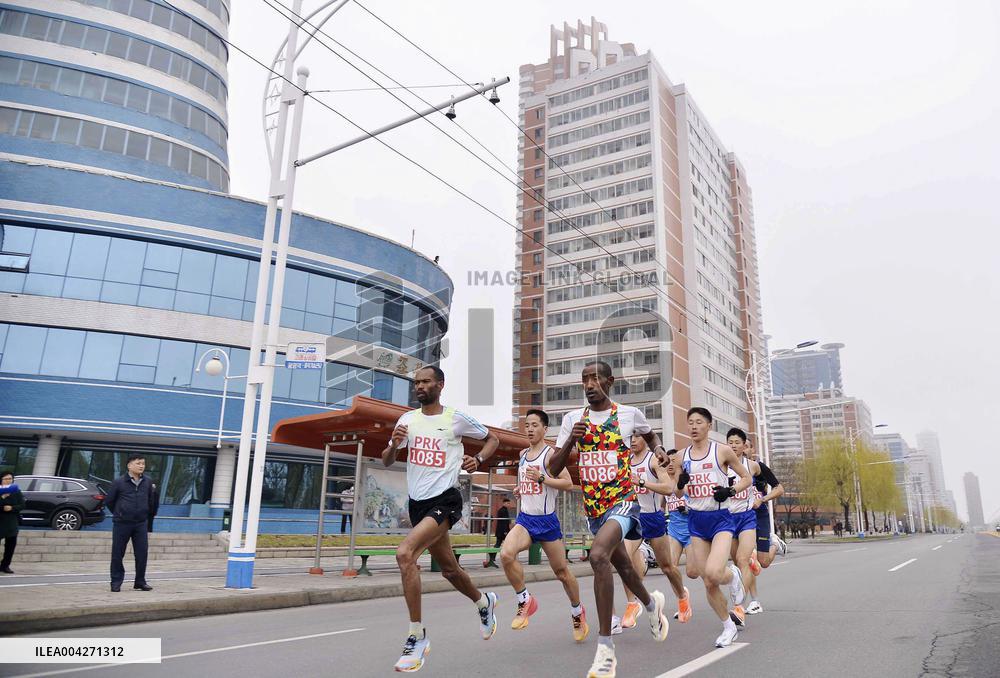 International marathon in Pyongyang