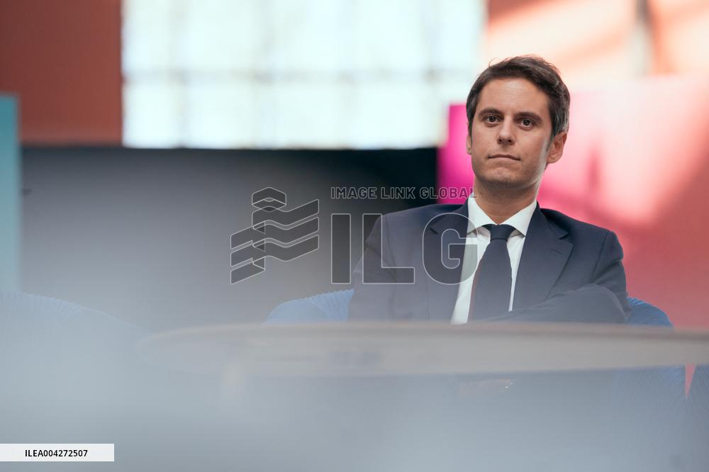 Meeting of French centrist Renaissance party - Saint-Denis AJ