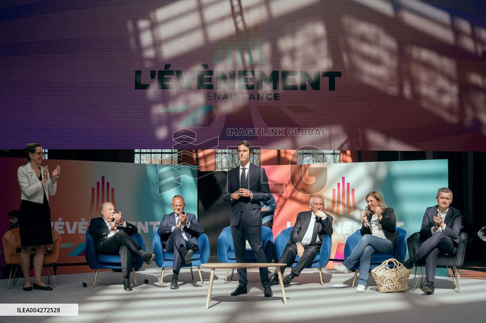 Meeting of French centrist Renaissance party - Saint-Denis AJ