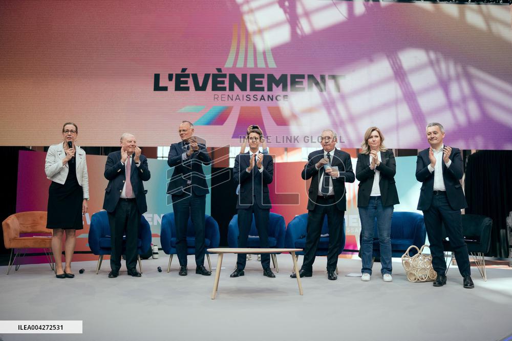 Meeting of French centrist Renaissance party - Saint-Denis AJ