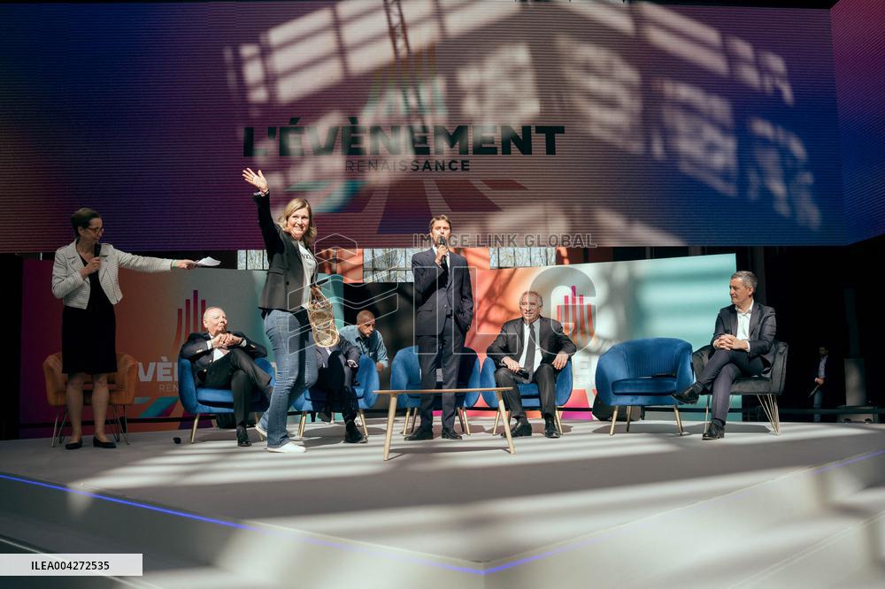 Meeting of French centrist Renaissance party - Saint-Denis AJ