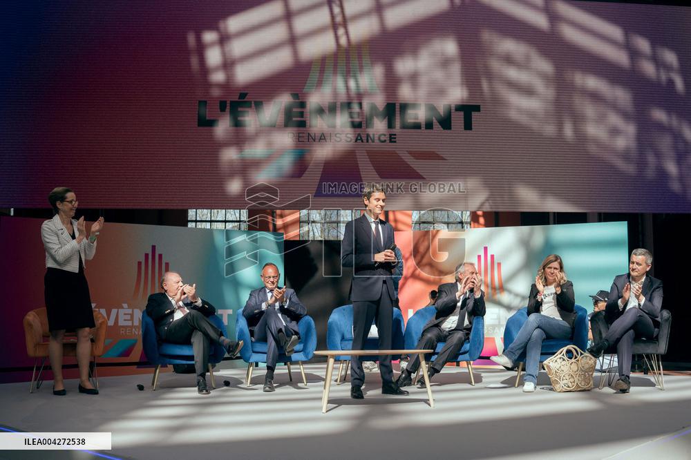 Meeting of French centrist Renaissance party - Saint-Denis AJ