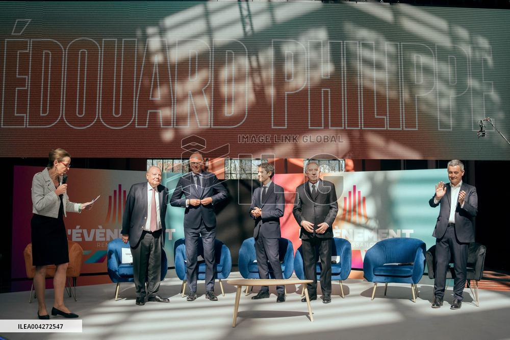 Meeting of French centrist Renaissance party - Saint-Denis AJ