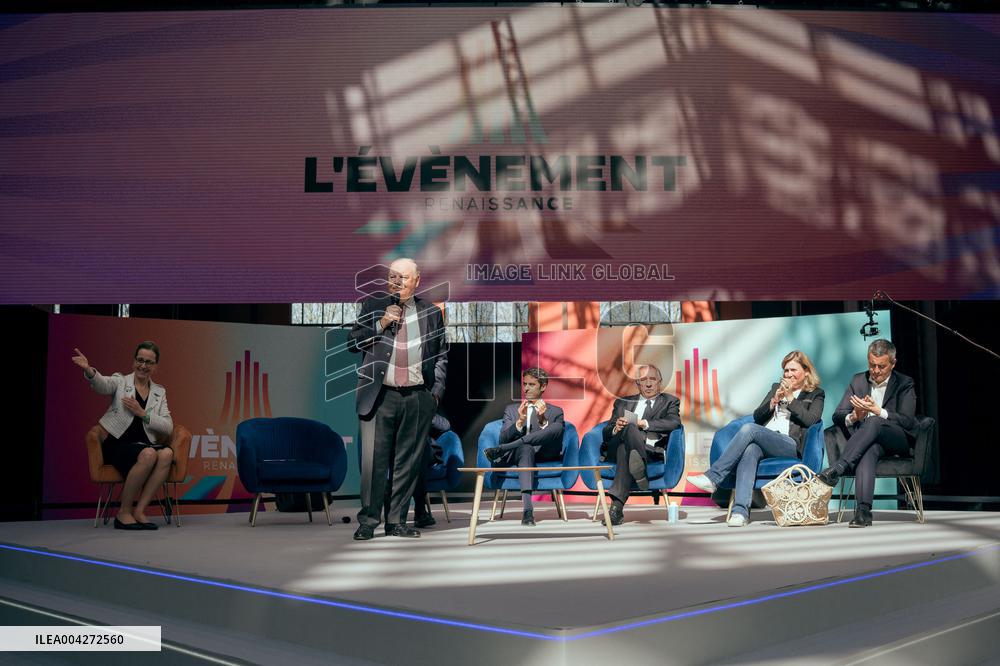 Meeting of French centrist Renaissance party - Saint-Denis AJ