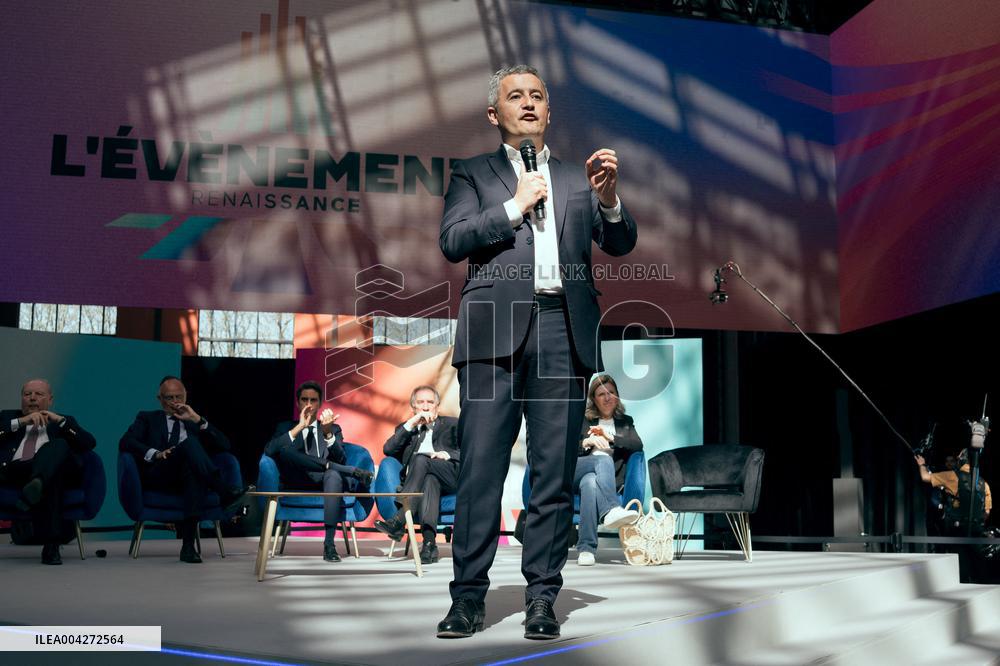 Meeting of French centrist Renaissance party - Saint-Denis AJ