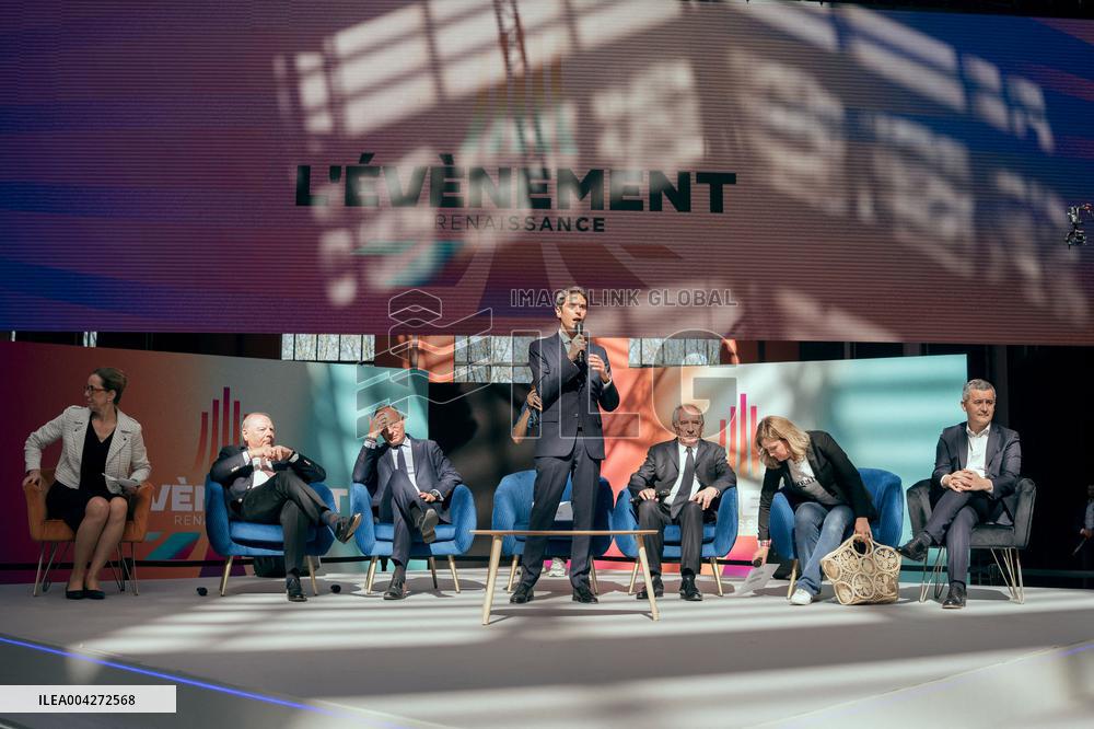 Meeting of French centrist Renaissance party - Saint-Denis AJ