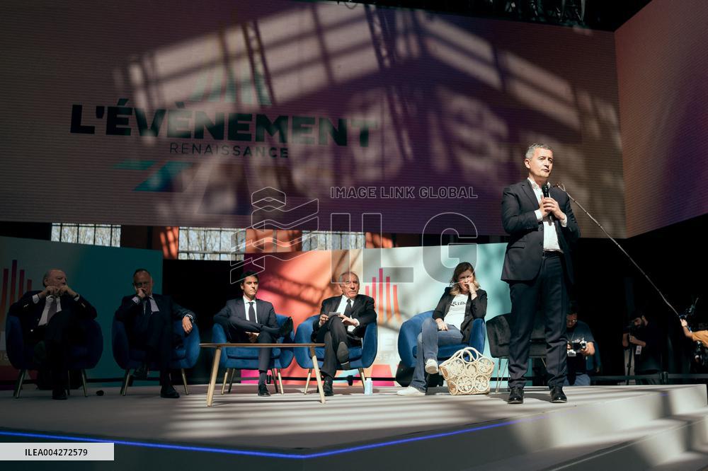 Meeting of French centrist Renaissance party - Saint-Denis AJ