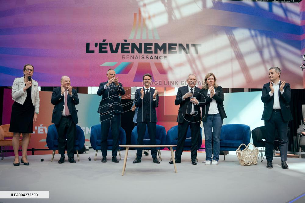 Meeting of French centrist Renaissance party - Saint-Denis AJ