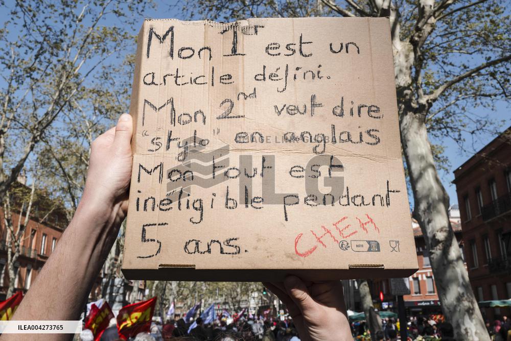 Protest Against The Far-Right - Toulouse