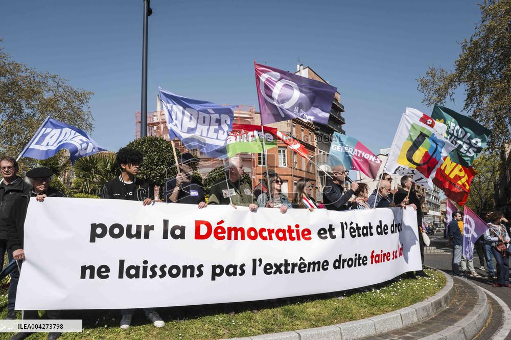 Protest Against The Far-Right - Toulouse