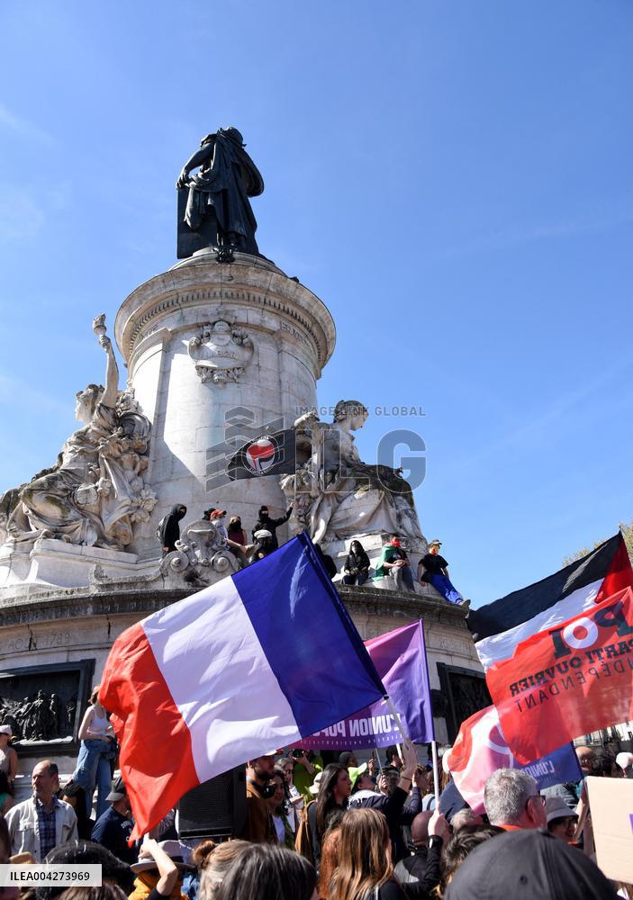 Demonstration Against The Far Right - Paris