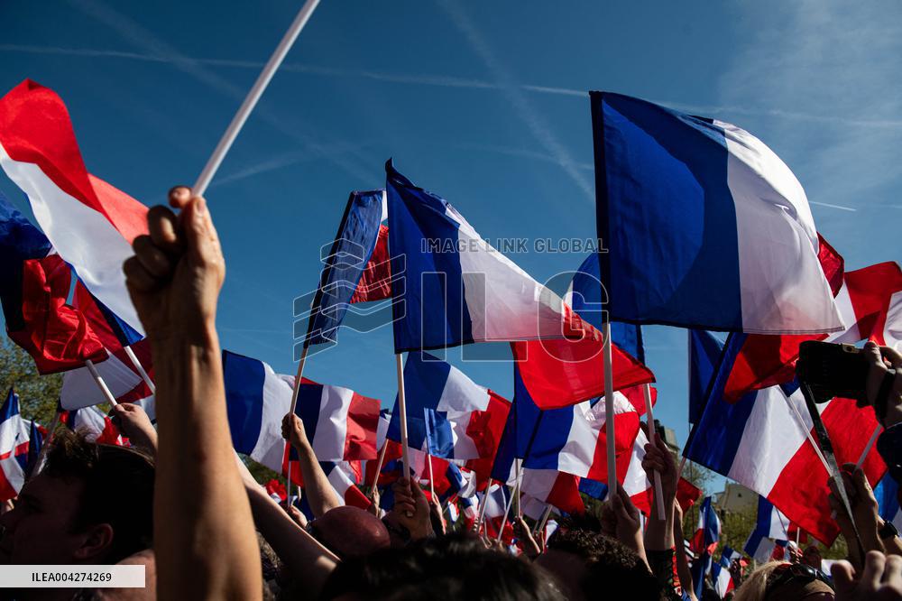 Rally In Support Of Marine Le Pen - Paris