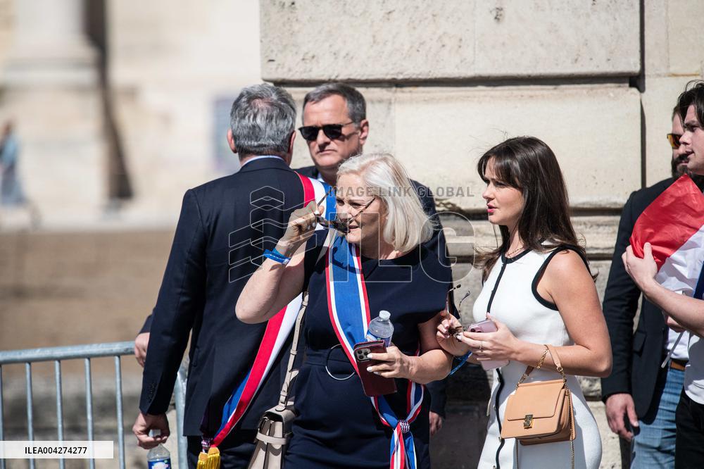 Rally In Support Of Marine Le Pen - Paris