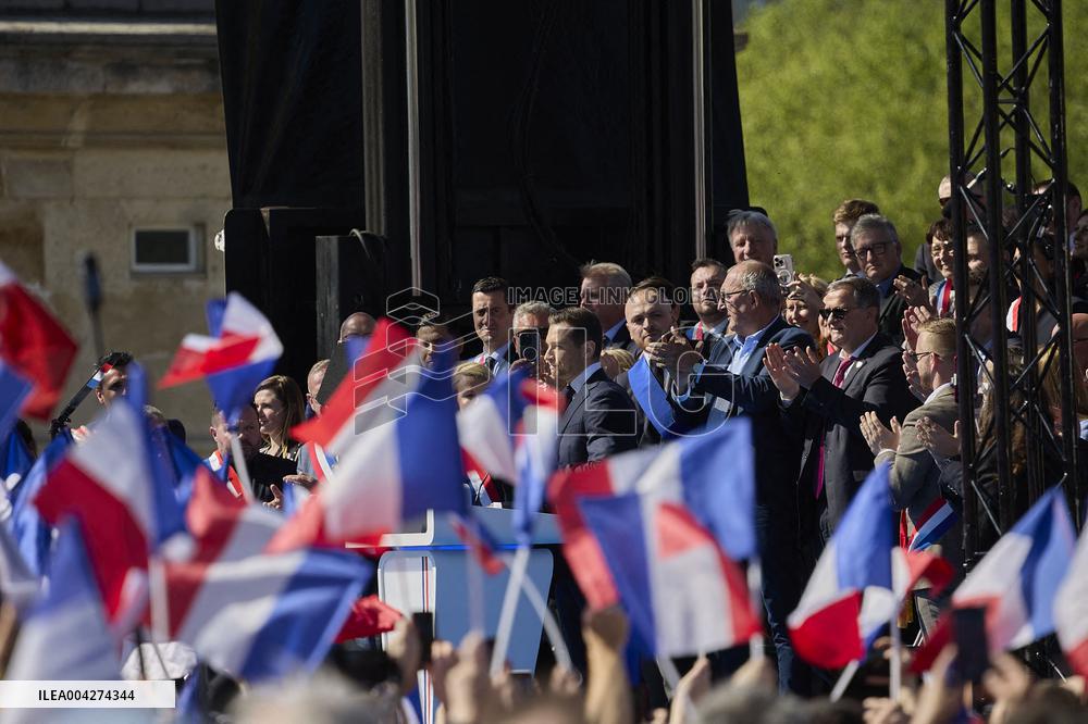 Rally In Support Of Marine Le Pen - Paris
