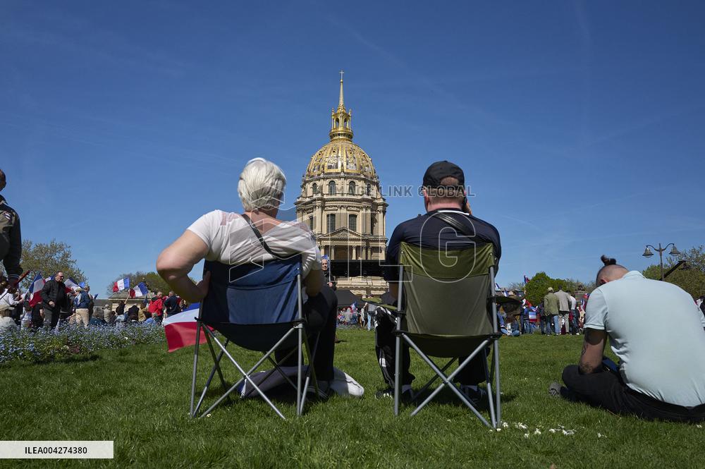 Rally In Support Of Marine Le Pen - Paris