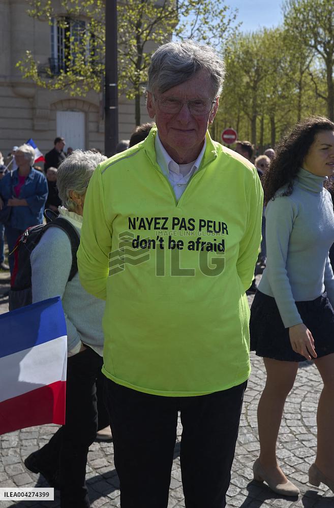 Rally In Support Of Marine Le Pen - Paris