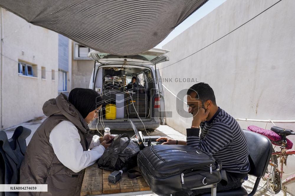 Journalists' Daily Life in Gaza